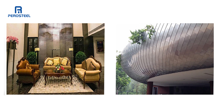 酒店為什么會使用彩色不銹鋼裝飾板來裝飾呢?